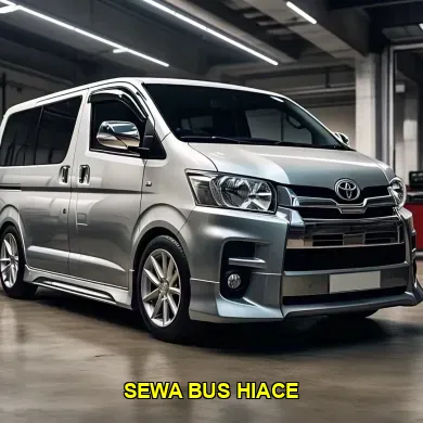 sewa bus hiace